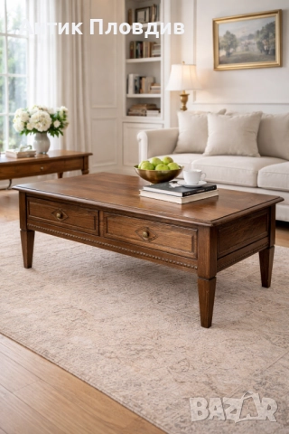 Холна маса с голямо двустранно чекмедже