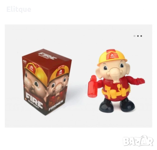 Музикален,сладък танцуващ  слон пожарникар, снимка 2 - Други - 52778129