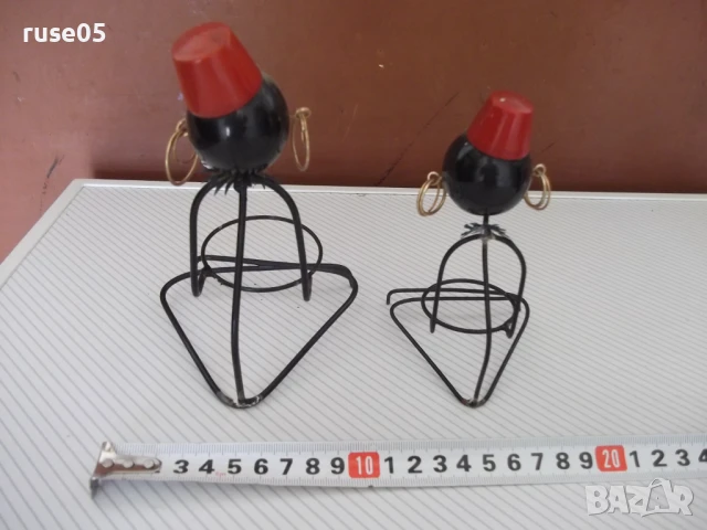 Лот от 2 бр. стилизирани негърчета от метал, снимка 5 - Колекции - 51358889