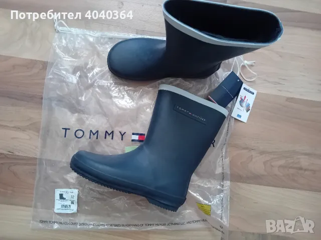  2 бр.Tommy Hilfiger N32 гумени  ботуши , снимка 8 - Детски боти и ботуши - 46836100