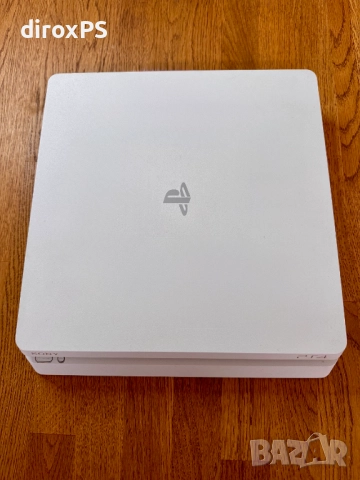 PS4 / PlayStation 4 Slim White – Добро състояние + Подарък!, снимка 3 - PlayStation конзоли - 52708511