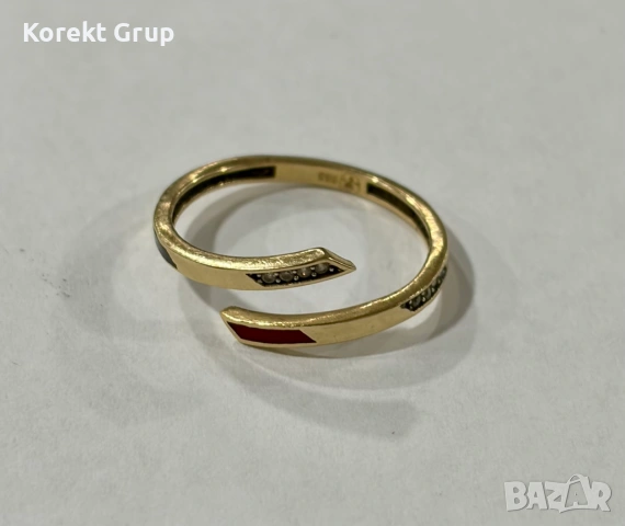 Златен пръстен 1.7 грама 14 карата 585