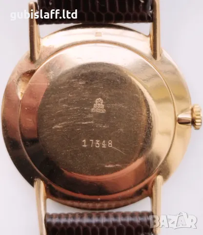 Стар часовник Полет, златен, 14К, 583, СССР, диам. 33 мм, снимка 8 - Луксозни - 49933970