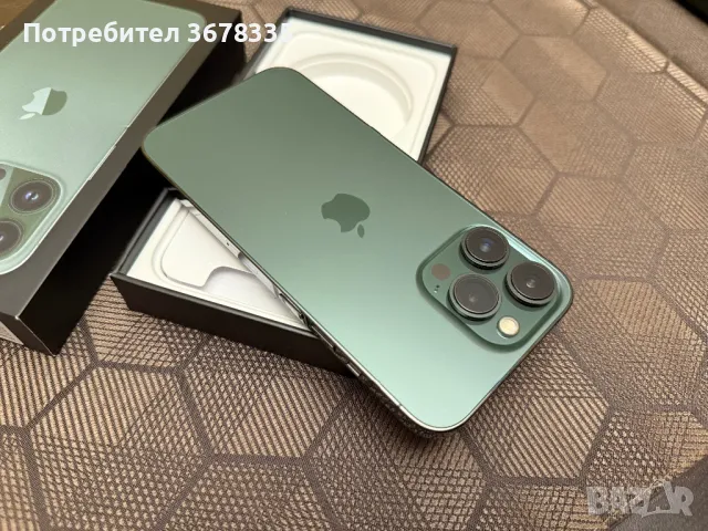 iPhone 13 Pro 128GB Alpine Green Като НОВ!, снимка 3 - Apple iPhone - 48167199