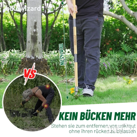 Ormalla Инструмент за премахване на плевели 1.1М дръжка НОВО, снимка 3 - Градински инструменти - 51509689