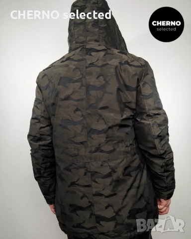 ADHOC 1959 • THE BOLD PARKA мъжко камуфлажно пухено яке с качулка / парка – размер L•XL, снимка 4 - Якета - 53395329