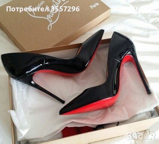 Токчета Christian Louboutin, снимка 2 - Дамски обувки на ток - 46582056