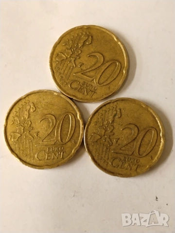 Монети от 20 евро цента , снимка 2 - Нумизматика и бонистика - 54097354