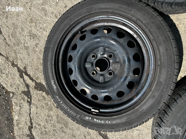 Железни джанти 4х100 Peugeot 107 Citroen C1 Toyota Aygo , снимка 4 - Гуми и джанти - 50703408