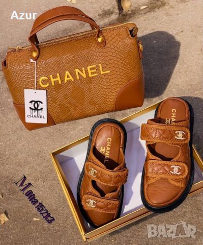 дамски сандали и чанта Шанел , снимка 5 - Чанти - 46433085