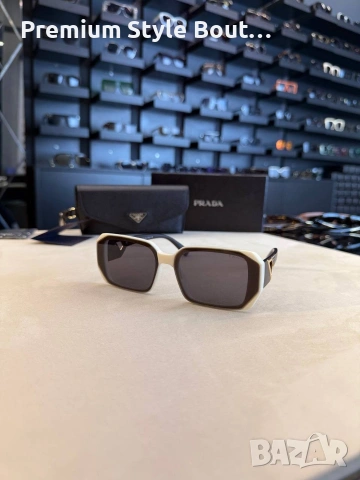 Очила + висок клас калъф + на марката кутия + сертификат + кърпичка prada, снимка 10 - Слънчеви и диоптрични очила - 54159495