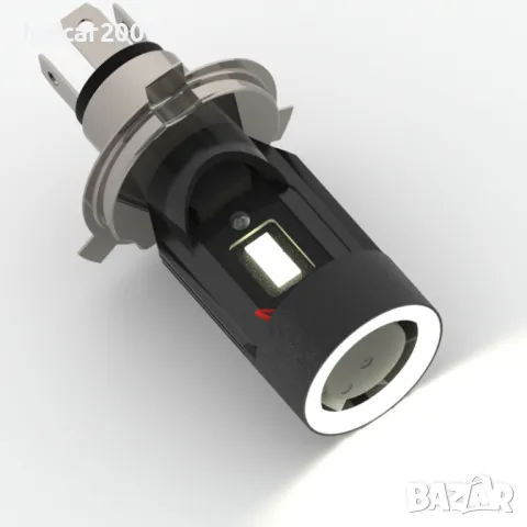 Лед Крушка H4 за Мотоциклети Angel Eyes, снимка 2 - Аксесоари и консумативи - 50297022