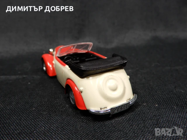 1/64 РЕТРО МЕТАЛНА КОЛИЧКА IFA F8 CABRIO GRELL 8, снимка 3 - Колекции - 50506370