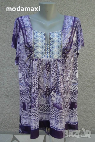 3XL/ 4XL Нова  туника One World лила , снимка 1