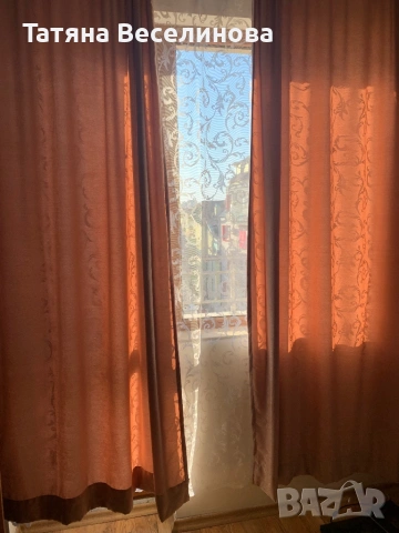 Готови ушити пердета велур пепел от рози, снимка 2 - Пердета и завеси - 53707719