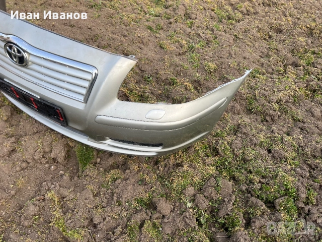 Toyota avensis T250 предна броня, снимка 2 - Части - 53878193
