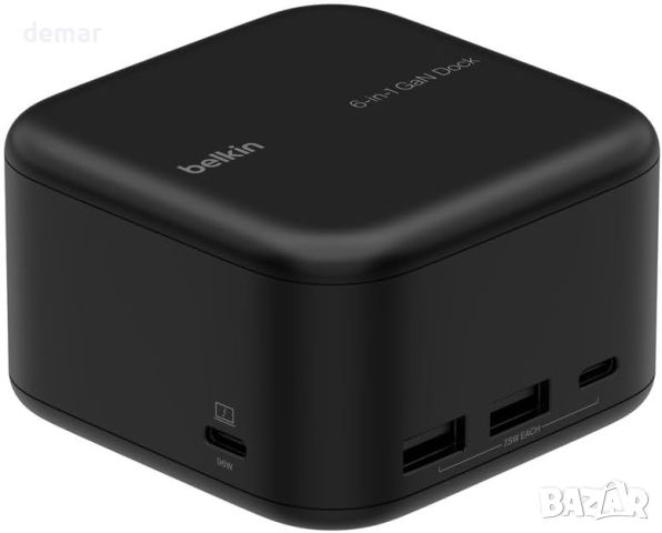 Belkin Connect USB-C 6-в-1 Core GaN, 130 W, многопортова докинг станция