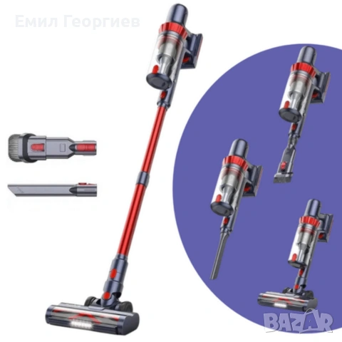 Безжична ръчна прахосмукачка тип „стик“ – V Group KB-703B, снимка 8 - Прахосмукачки - 53356278