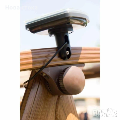 Градинска люлка със слънчеви панели, 200*120*190см, снимка 5 - Градински мебели, декорация  - 54009357