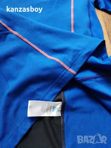 Odlo Half-Zip Long-Sleeve - мъжка ръннинг блуза КАТО НОВА ХЛ, снимка 7 - Блузи - 49715221