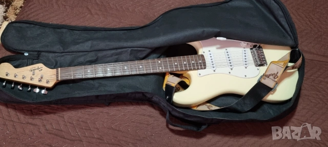 Нова Електрическа китара Fender Squier комплект кубе и процесор, снимка 3 - Китари - 53402871