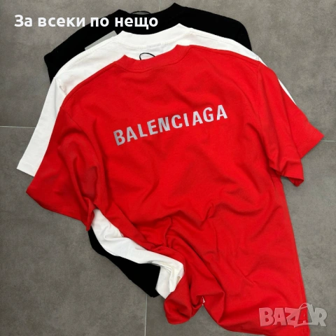 Balenciaga Мъжка Тениска👕Мъжка Блуза С Къс Ръкав - Различни Цветове Код Mens P.87