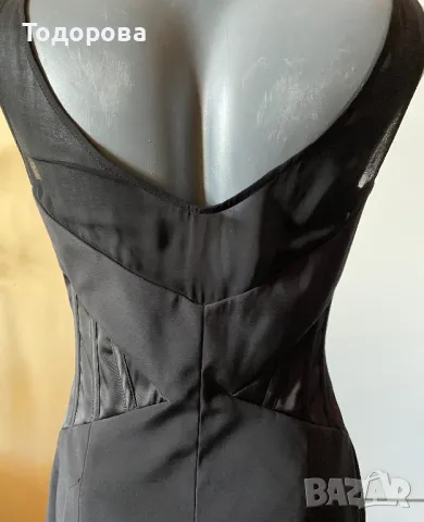 Черна рокля Karen Millen супер елегантна, снимка 5 - Рокли - 50333696