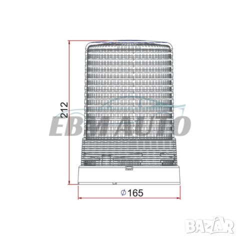 Аварийна лампа диодна 12-24V, снимка 2 - Аксесоари и консумативи - 45426119