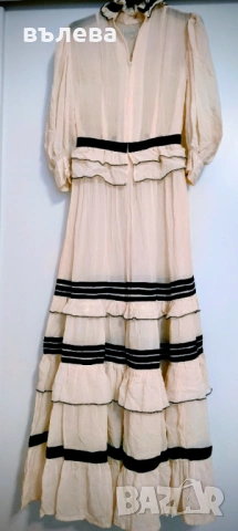 Рокля дълга стил"романтика", снимка 3 - Рокли - 53583274