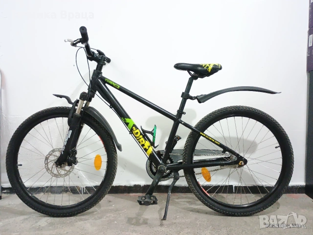 Висококачествен алуминиев детско-юнишески велосипед почти неразличим от нов. 24 цола. 
