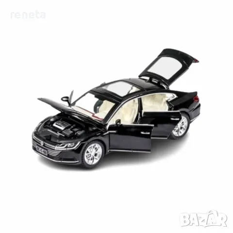 Играчка Кола, Тип VOLKSWAGEN CC, Метален, Звук и светлина, Черен, 1:32, Без кутия, снимка 2 - Коли, камиони, мотори, писти - 47050635