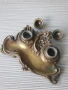 24см-1кг Art Nouveau/стара френска бронзова мастилница-двойна, снимка 2