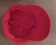 Червен дамски каскет , снимка 4