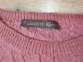 Lacoste 100% Baby Alpaca дамски пуловер в розово М размер, снимка 4