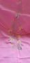 Розов халат с бродерия, снимка 1 - Рокли - 45203000