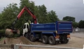 Услуги камион самосвал с кран и щипка, снимка 1