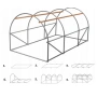 Градиснка оранжерия New Solution - отлична защита за вашите култури 3 х 2 х 2м, снимка 6