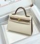 Hermes Mini Kelly two tones, снимка 3