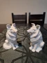 Чифт страхотни антикварни руски порцеланови фигури статуетки , снимка 2