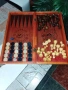 Шах табла48/48 с дърв. фигури пулове,куфар за пикник , снимка 1