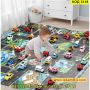 Детско тънко килимче с нарисувана писта за игра в 7 модела - КОД 3318
