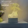 Холограмна 3D LED лампа - Астронавт, снимка 2