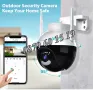 Куполна IP WIFI безжична камера за видеонаблюдение, 6MP тип сфера, снимка 3