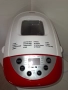 Хлебопекарна две бъркалки, бял-червен 800W, снимка 1