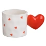 Керамична чаша със сърце 3D дръжка 350 мл_1242019, снимка 1
