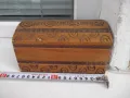 Кутия дървена пирографирана, снимка 1