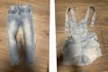 Дънки и дънков гащеризон, снимка 1 - Детски панталони и дънки - 45540173