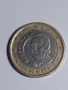 Монета от 1 евро - 2000 г.- Хуан Карлос.- Испания., снимка 2