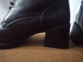 Robin Rose №39 италиански дамски боти естествена кожа в кафяв цвят - със среден ток и квадратен връх, снимка 10