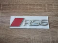 сребриста емблема Audi RS6 нов стил, снимка 4